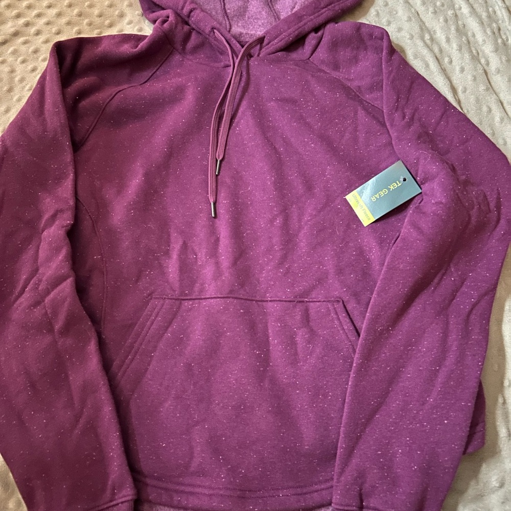 Tek Gear Ultrasoft Fleece Hoodie - Deep Purple